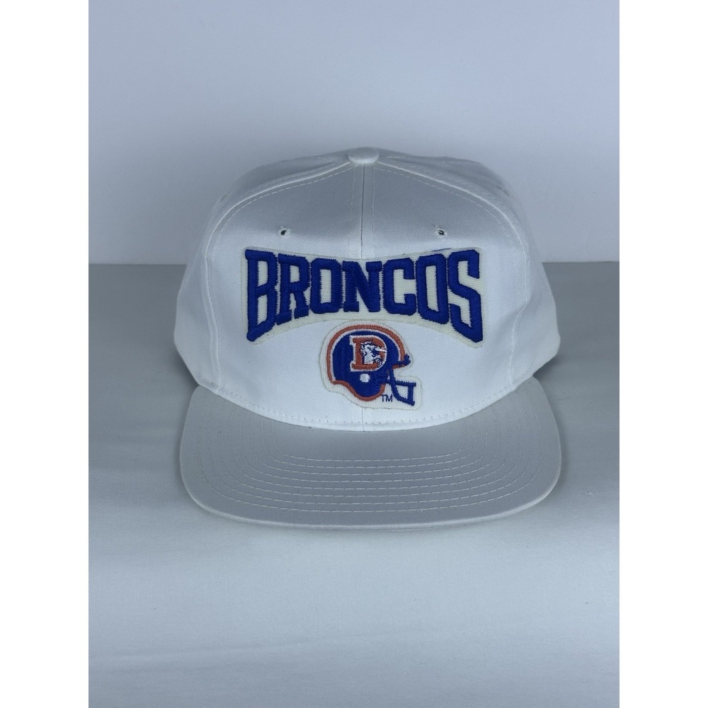 Vintage 90's Denver Broncos New Era Pro Design Snapback Hat Deadstock NWOT